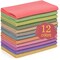 12 Rolls 8"x35" 1.4mm Thick Soft Felt Fabric Sheet 12 Assorted Morandi Series Colors Felt Pack for DIY Craft Sewing Squares Nonwoven Patchwork